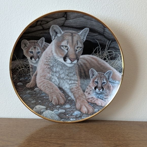 Michael Matherly Other - Michael Matherly Mountain Lions Limited Edition Collector's Plate Home Decor